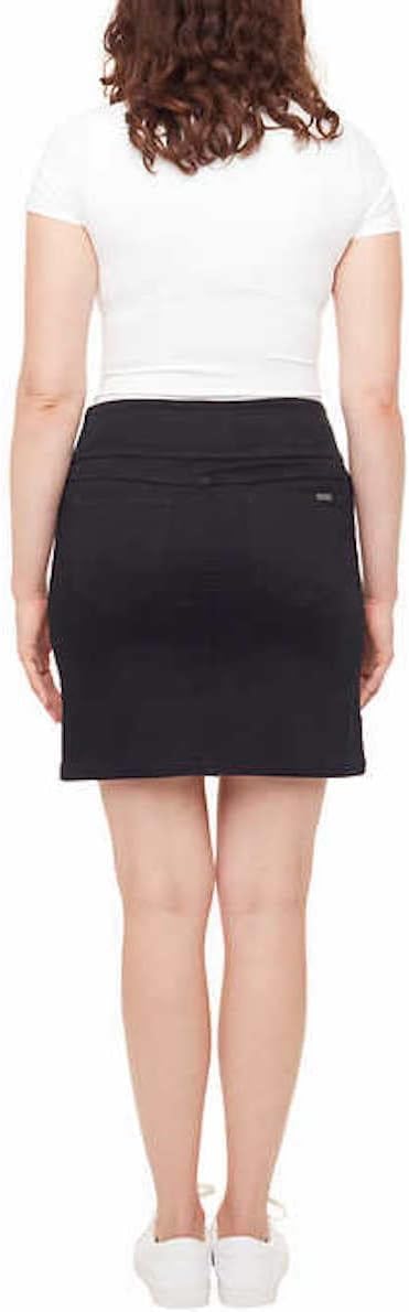 S.C. Womens Denim Skort, XX-Large, Black
