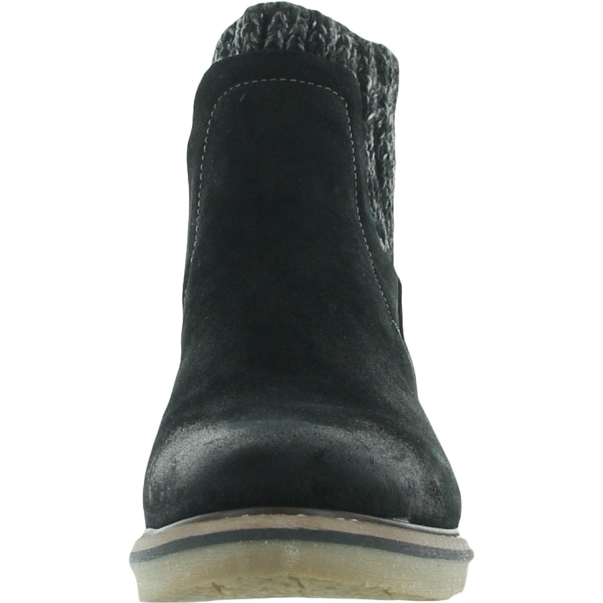 Comfortiva Rawnie Black Oiled Cow Suede 9 W (D)