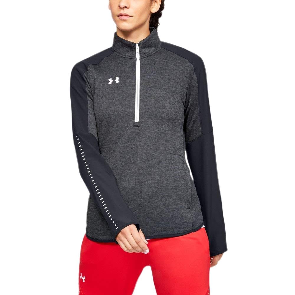 Under Armour Women's UA Knit Warm-Up ½ Zip XS Black