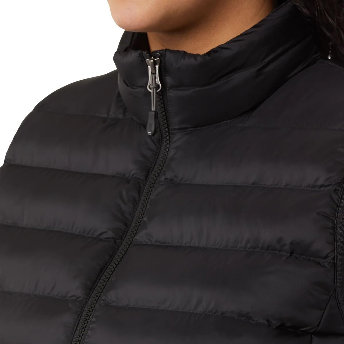 32 Degrees Women's' Vest Leightweight Zipper Hand Pocket (Black, XXL), XX-Large