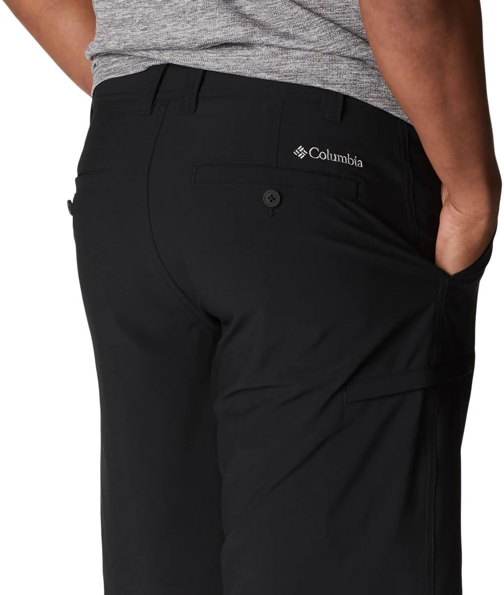 Columbia Mens Lightweight Tech Short (US, Waist, 30, Regular, Black)