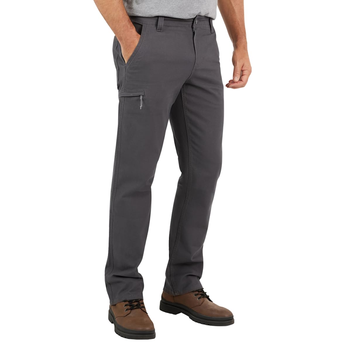 Weatherproof Vintage Men's Relaxed Fit Flex Utility Stretch Pant 38/30 Gray