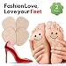 i-Healz Metatarsal Pads / Premium Ball of Foot Cushion (2 Pairs of Foot Pads) - All Day Pain Relief and Amazing Comfort, One Size Shoe Inserts for Women