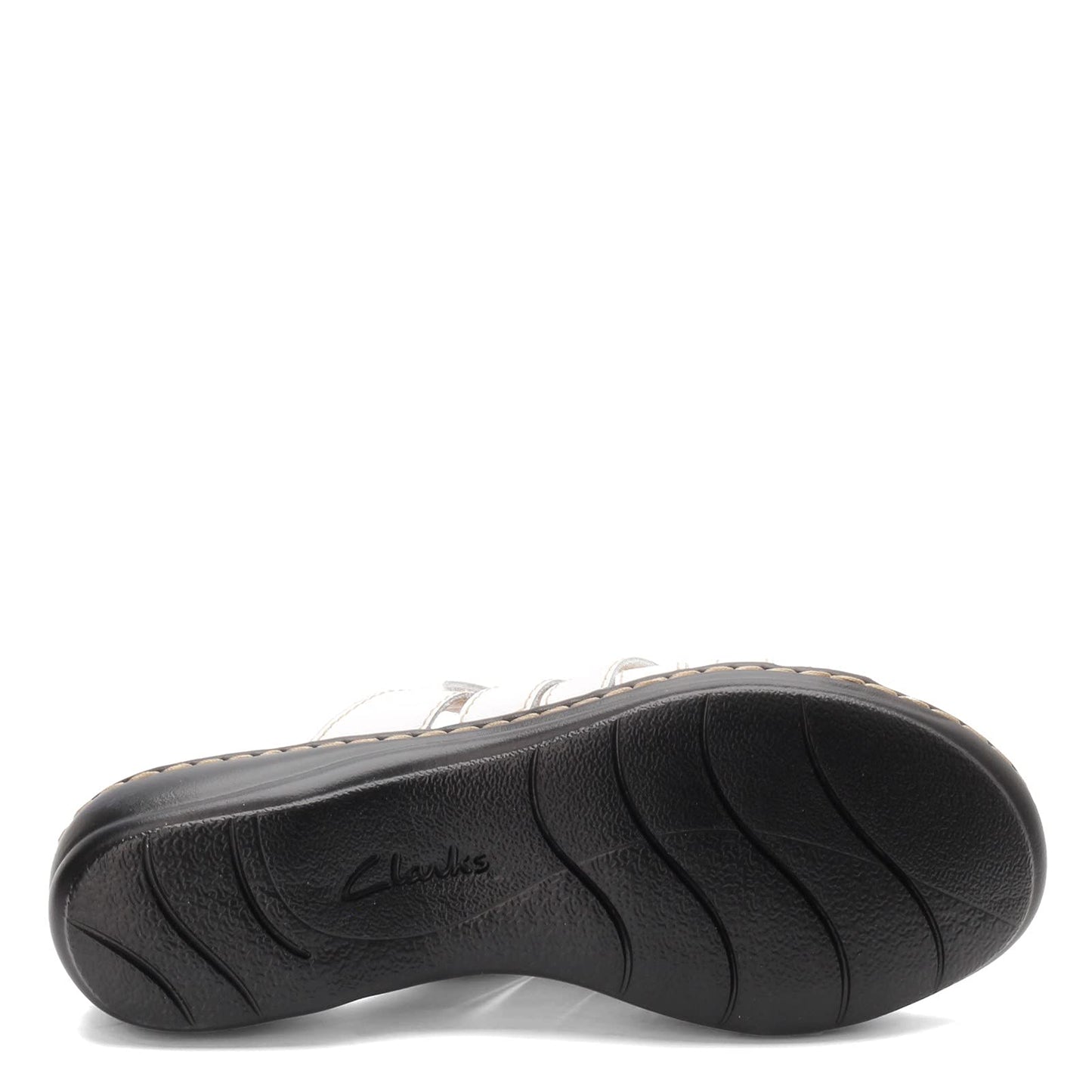 Clarks Women's, Leisa Field Sandal White 7.5 W