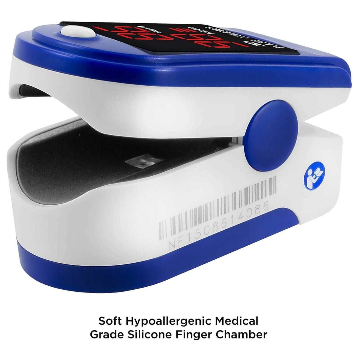 FaceLake � FL400 Pulse Oximeter Fingertip with Carrying Case, Batteries, Lanyard, and Warranty (Blue)