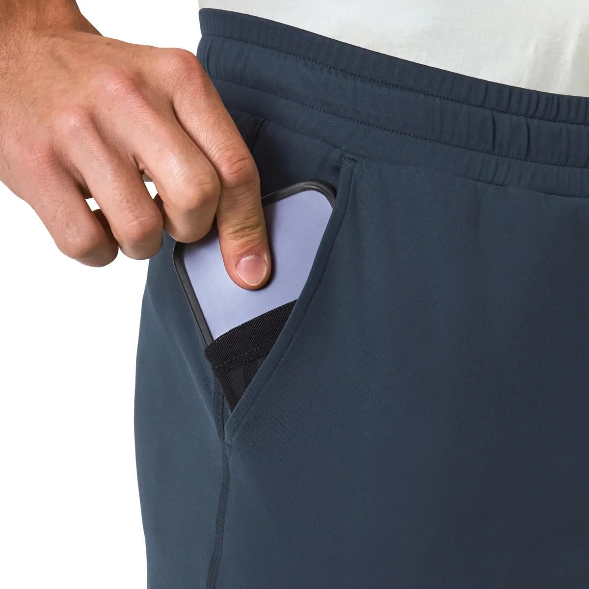 Mondetta Outdoor Project Men's Performance Active Short with Pockets (US, Alpha, X-Large, Regular, Regular, Blue)