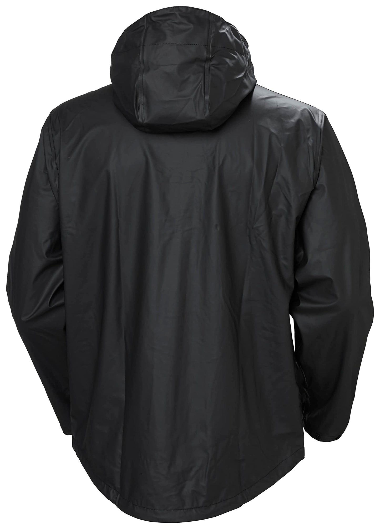 Helly-Hansen Workwear Voss Waterproof Mens Rain Jacket Featuring Full Stretch Fabric and Adjustable Hood, 990 Black - XS
