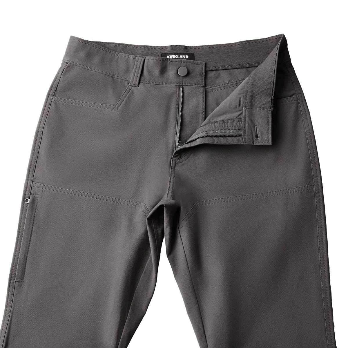 KIRKLAND Signature Mens Stretch Tech Pant (Gray, 30W x 29L)