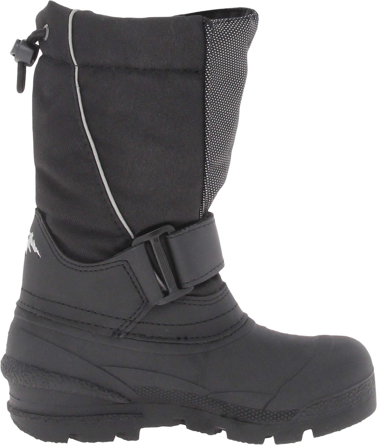 Tundra Boots Kids Boy's Quebec (Toddler/Little Kid/Big Kid) Black/Silver Boot 10 Toddler M