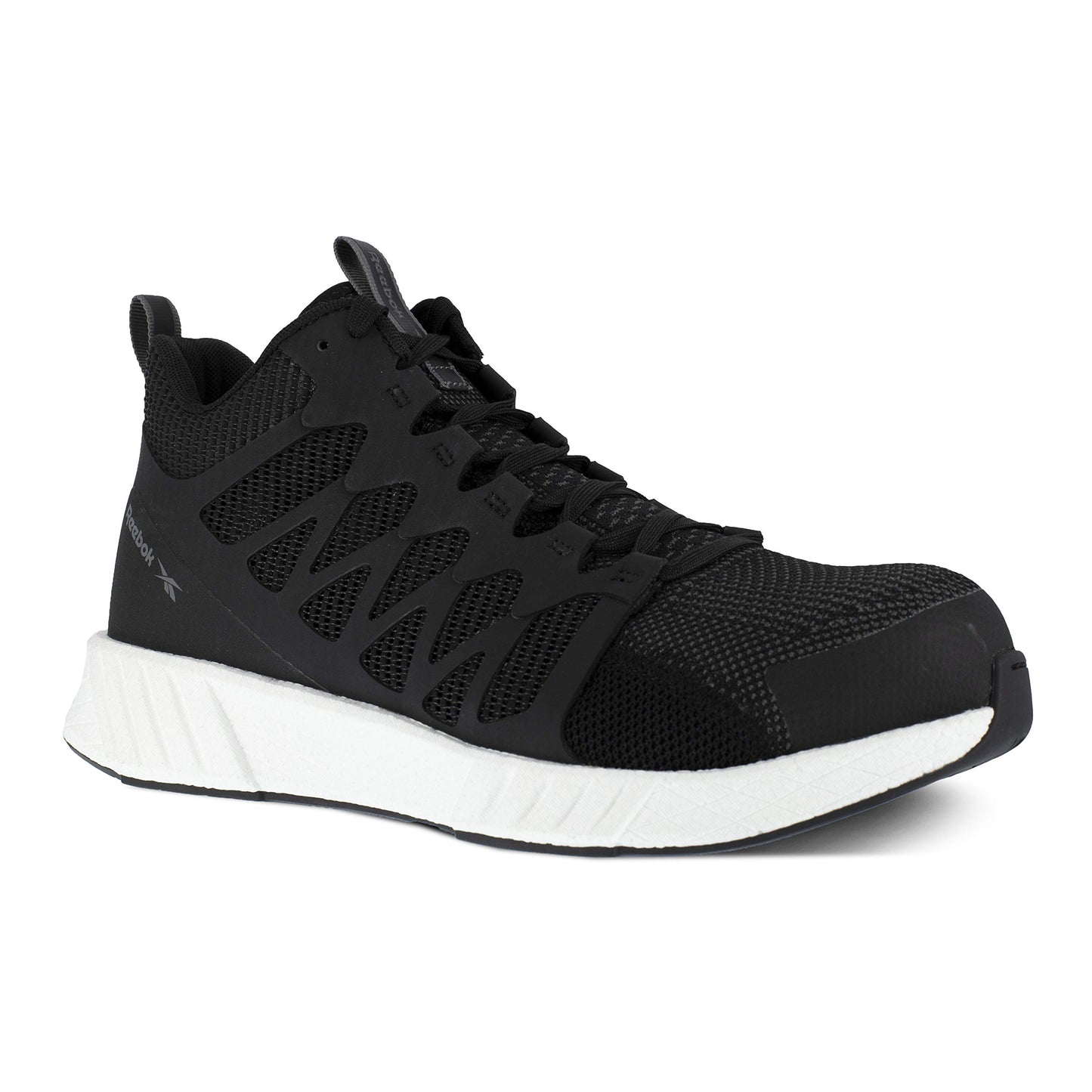 Reebok Work Men's Fusion Flexweave Eh Comp Toe M Black and White - 11.5 Medium