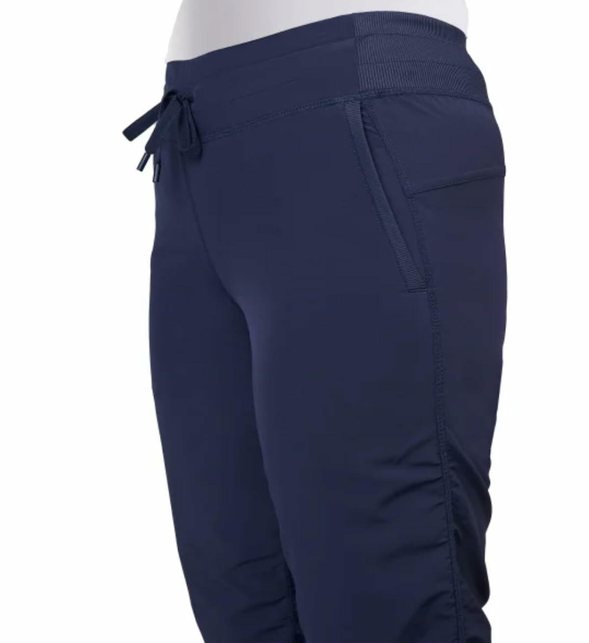 Kirkland Signature Women's Stretch Woven Active Pant (US, Alpha, XX-Large, Regular, Regular, Night Navy (Blue))