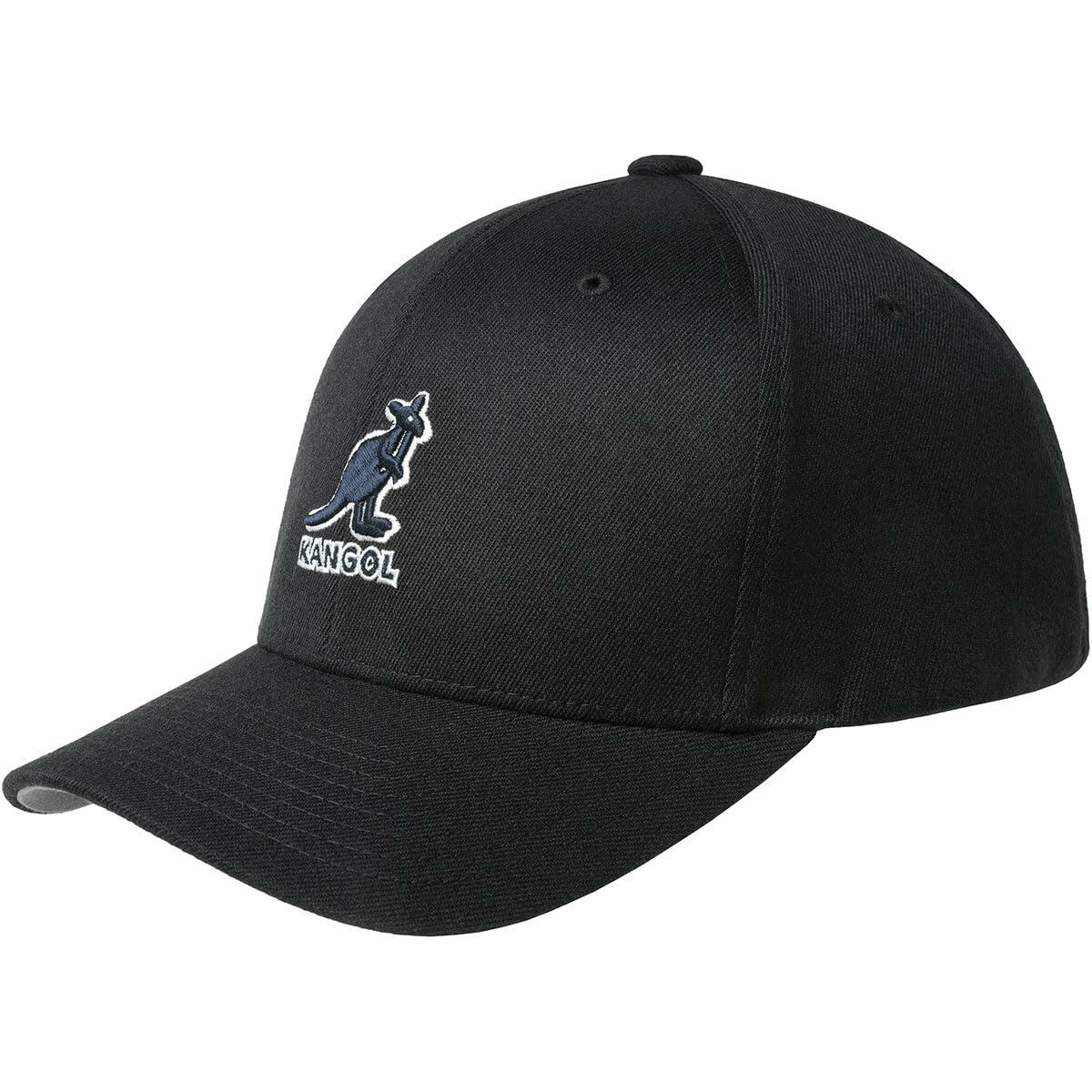 Kangol 3D Wool Flexfit Baseball - Black/Black/S/M