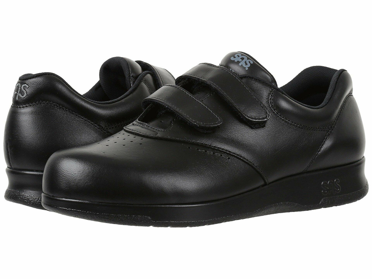 SAS Me Too Adjustable Comfort Shoe Black 10.5 N - Narrow (AA)