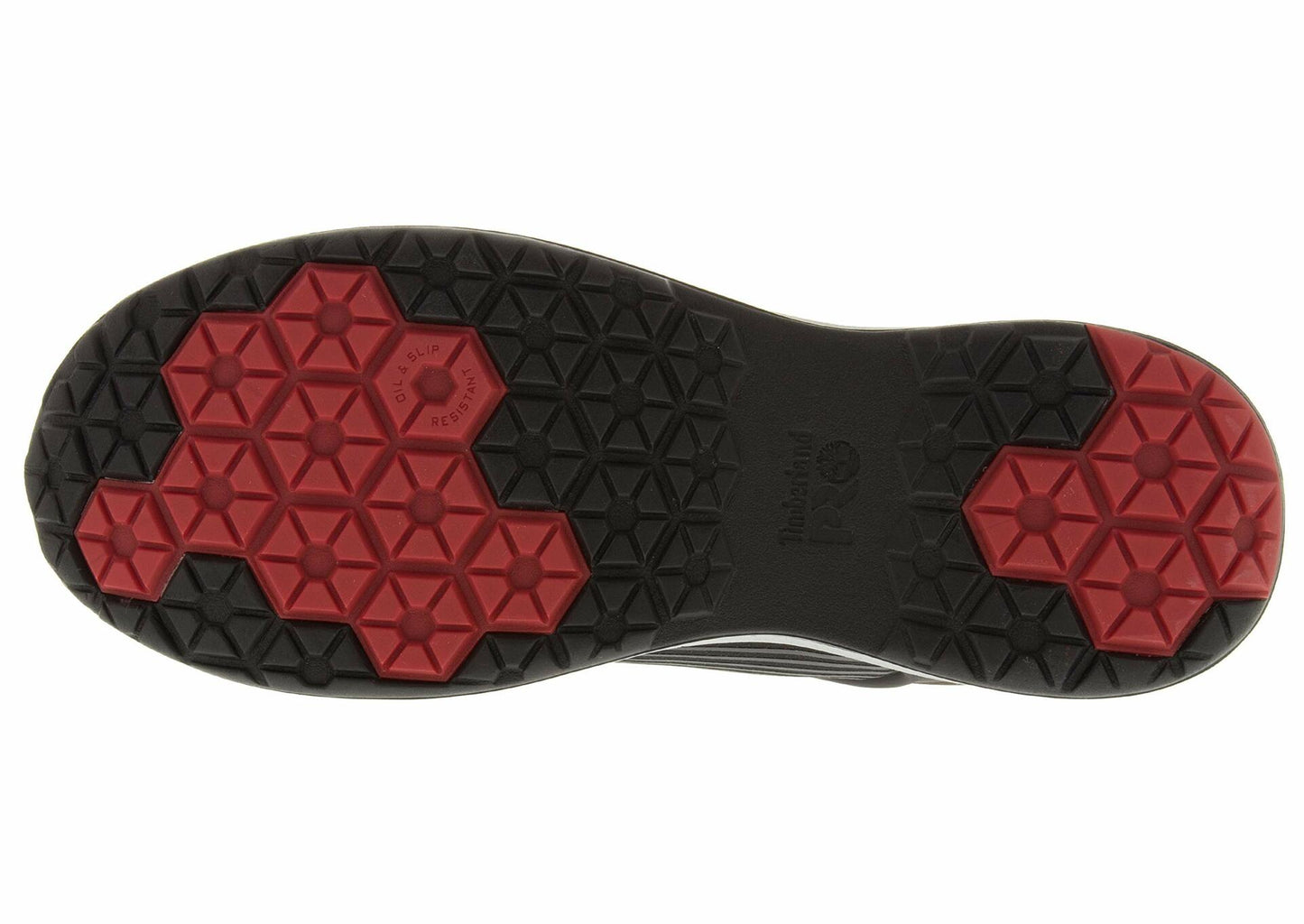 Timberland PRO Men's Drivetrain Composite Safety Toe Electrical Hazard Athletic Work Shoe, Black/Orange, 7.5 M US