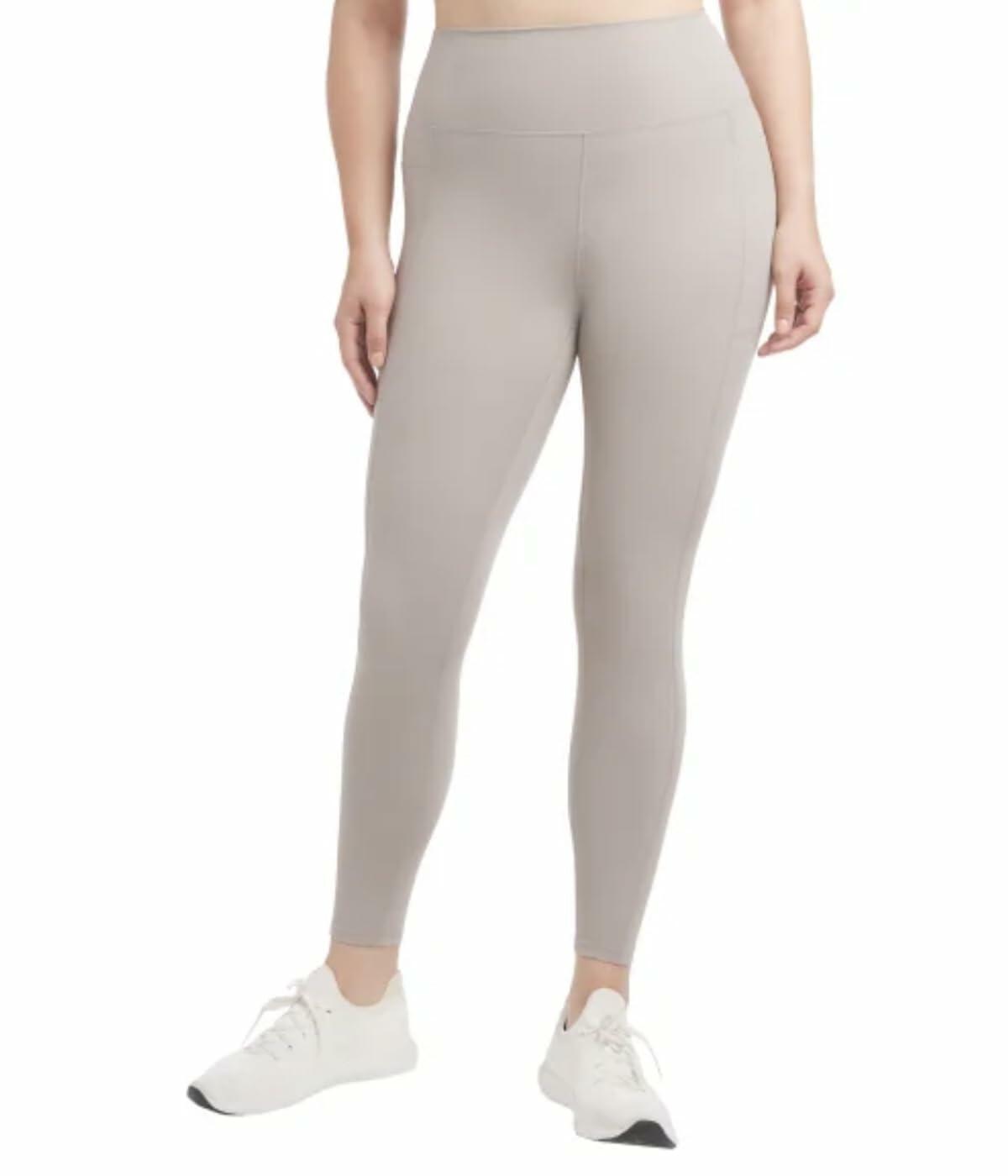 Danskin Women's High Waist Lightweight Legging Tight (US, Alpha, X-Small, Regular, Regular, Satellite (Light Brown))