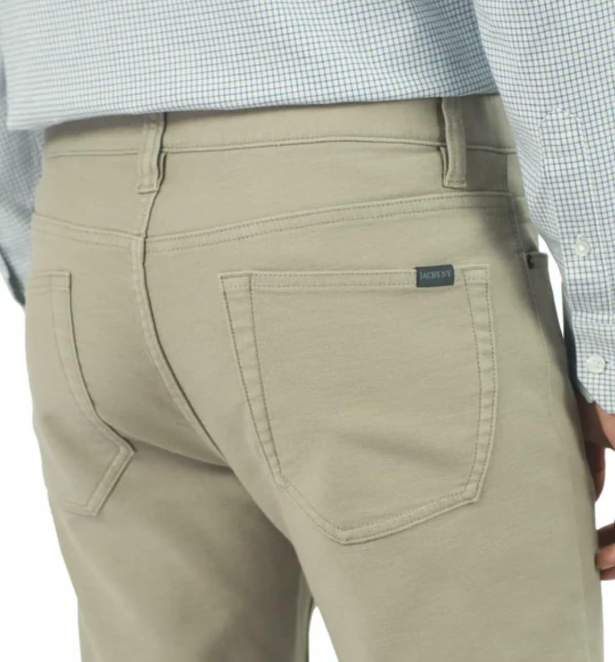 JACHS New York Mens Heavyweight Twill 5 Pocket Stretch Pant (US, Waist Inseam, 40, 29, Regular, Regular, Tan)