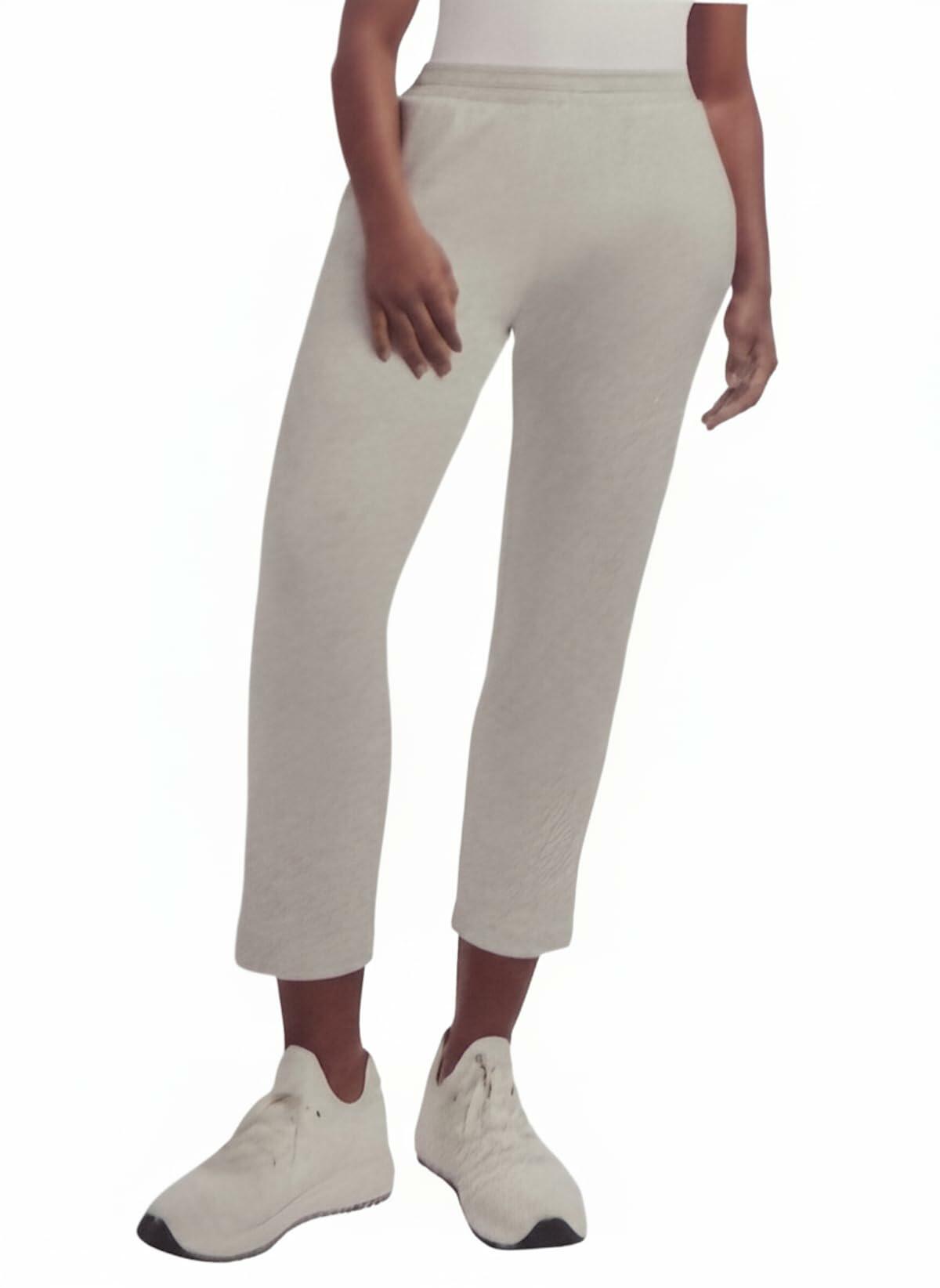 Danskin Women's Luxe Retro Jogger Pant (US, Alpha, X-Large, Regular, Regular, Grey (Silver Heather))