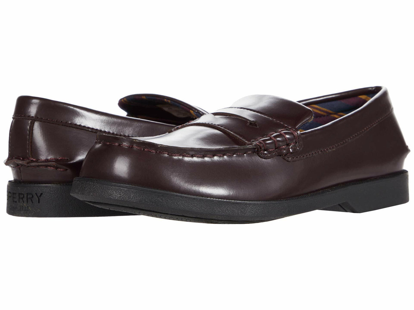 Sperry unisex-child Colton PlushWave Oxford, Black, 1.5 N US