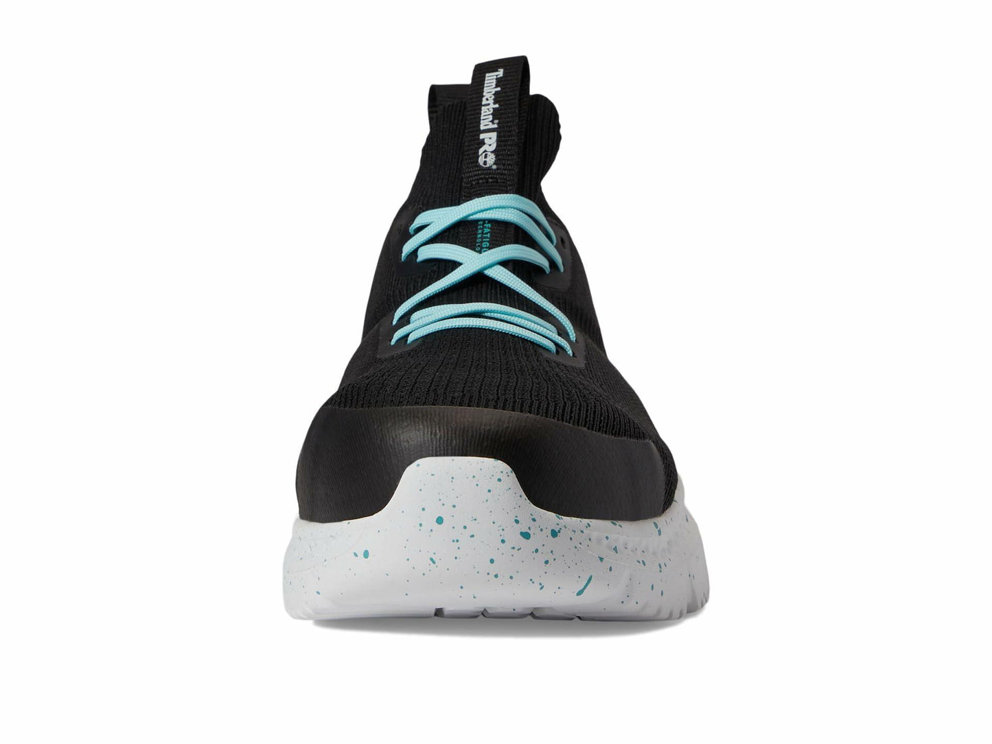 Timberland PRO® Setra Knit Composite Safety Toe Women’s Sneakers – Breathable Upper – Removable Insole Black/Turquoise 9.5 C - Wide