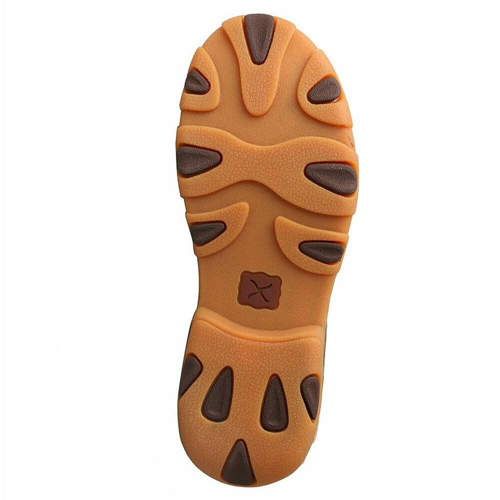 Twisted X Kid's Boat Shoe Driving Moc, Moc Toe, Distressed & Leopard, 2.5 M