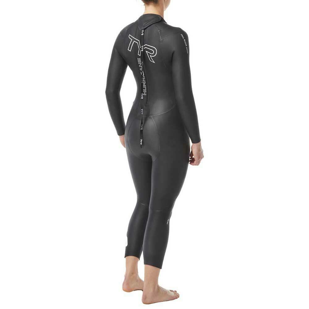 TYR womens Tyr Women's Hurricane Wetsuit Cat 1 Swimsuit, Black, Small