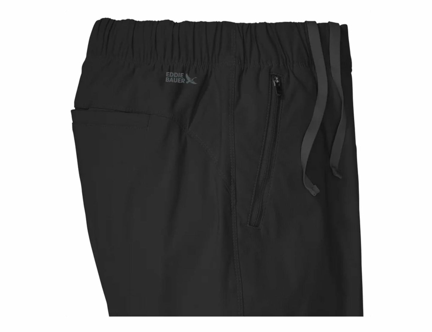 Eddie Bauer Women's Rainier Fleece Lined Jogger Pant (US, Numeric, 6, Regular, Regular, Black)