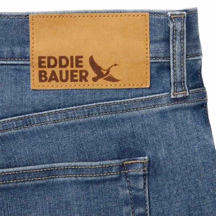 Eddie Bauer Men’s Regular Fit Stretch Jean (Blue, 30W x 29L)