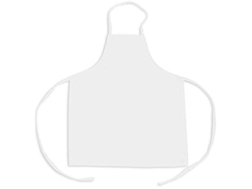 KNG Kids Cooking Apron for Girls and Boys Small, White, 6 Pack