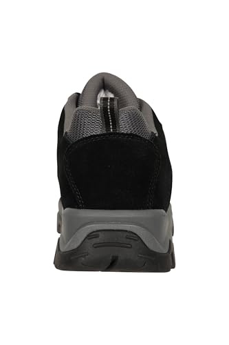 Mountain Warehouse Voyage Mens Waterproof Walking Shoes Jet Black Mens Shoe Size 7 US