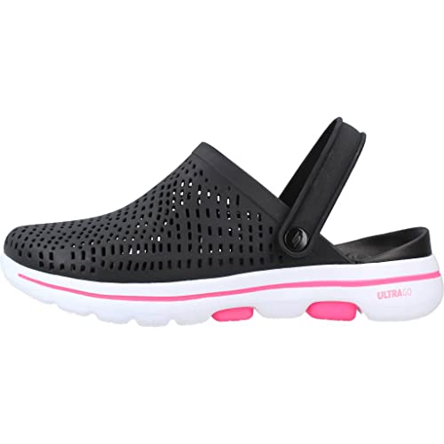 Skechers Women's Foamies Gowalk 5 - Dog Lover, Navy/Multi, 10
