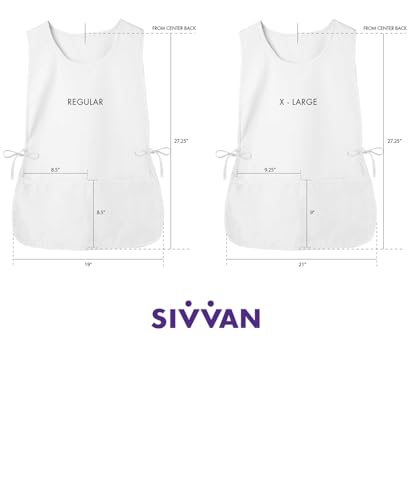 Sivvan Unisex Apron - Cobbler Apron 3-Pack - S87003 - Royal Blue - R