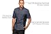 Mens Short Sleeve Chef Coat Mesh Side Panels (Small, Granite/Black)