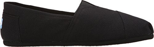 TOMS Men's Classic Alpargata Slip-On, Black Black
