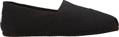 TOMS Men's Classic Alpargata Slip-On, Black Black