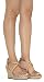 MVE Shoes Women's Medium Espadrille Open Wedge Criss Cross Straps-Fashion Wedges, Judith-34 taupe 6.5