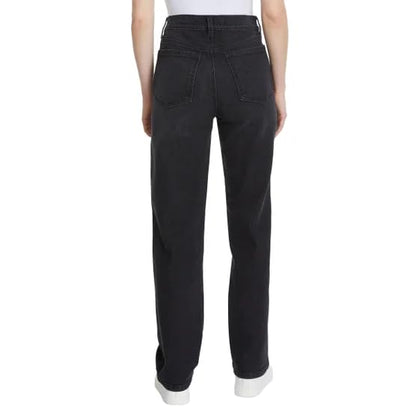 Gloria Vanderbilt Women’s Straight Leg Relaxed Fit Cotton Stretch Jean (Black, 8)