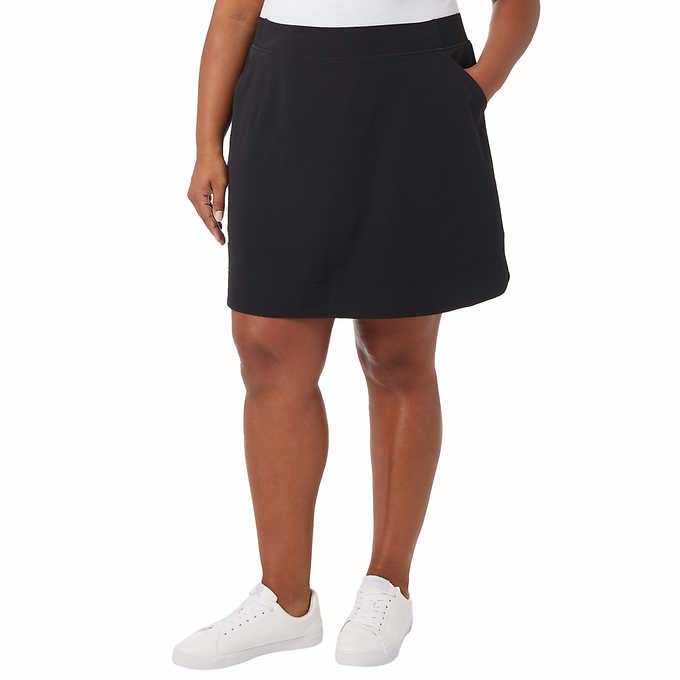 32 Degrees Ladies' Skort (US, Alpha, Large, Regular, Regular, Black)