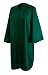 2025 Matte Graduation Cap and Gown Tassel Set - Forest Green Size 48 - Junior/Senior High School/College Graduates