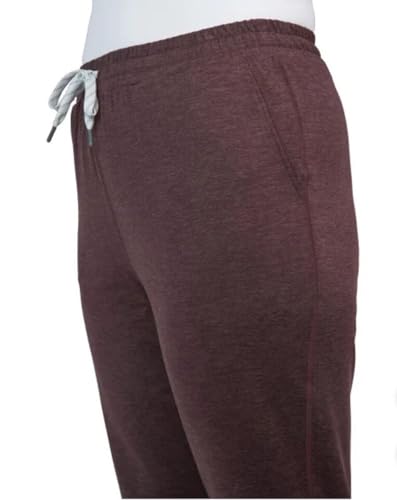 KIRKLAND Signature Women's Moisture Wicking Lightweight Jogger Pant with Pockets (US, Alpha, X-Large, Regular, Regular, Mahogany (Red))