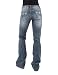 Stetson Women's 816 Southwestern Embroidered Bootcut Jeans Blue 2W x 34L