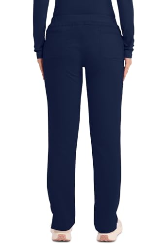 Cherokee WW Revolution Scrubs for Women Tapered Leg Drawstring Pant Navy