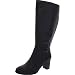 Giani Bernini Womens Adonnys Leather Knee-High Boots Black 8.5 Medium (B,M)