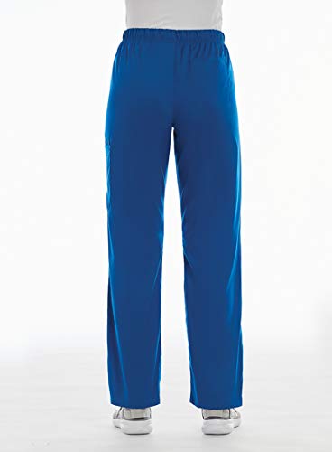ELEMENTS BY ALEXANDERS UNIFORMS Scrub Pants for Women Size X-Large Petite Royal