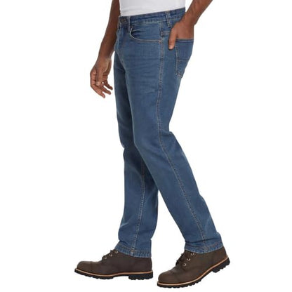 KIRKLAND Signature Men's Classic 5 Pocket Stretch Jeans (US, Waist Inseam, 30, 30, Regular, Regular, Blue)