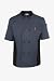 Mens Short Sleeve Chef Coat Mesh Side Panels (Small, Granite/Black)