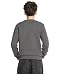 Calvin Klein Boys' Long Sleeve Logo Design French Terry Crewneck Tee (US, Alpha, Large, Regular, Grey)