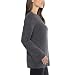 Matty M Ladies' Chenille Tunic Sweater, Crewneck, Ribbed Cuffs and Hem, Wide Sleeves, Multiple Colors (US, Alpha, XX-Large, Plus, Regular, Gray)