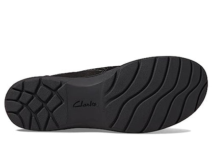 Clarks Black's Carleigh Ray Oxford, Black Nubuck, 11 Medium US
