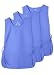 Adar Universal Cobbler Apron 3 Pack - Unisex Cobbler Apron - 7023 - Ceil Blue - R