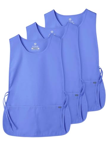 Adar Universal Cobbler Apron 3 Pack - Unisex Cobbler Apron - 7023 - Ceil Blue - R